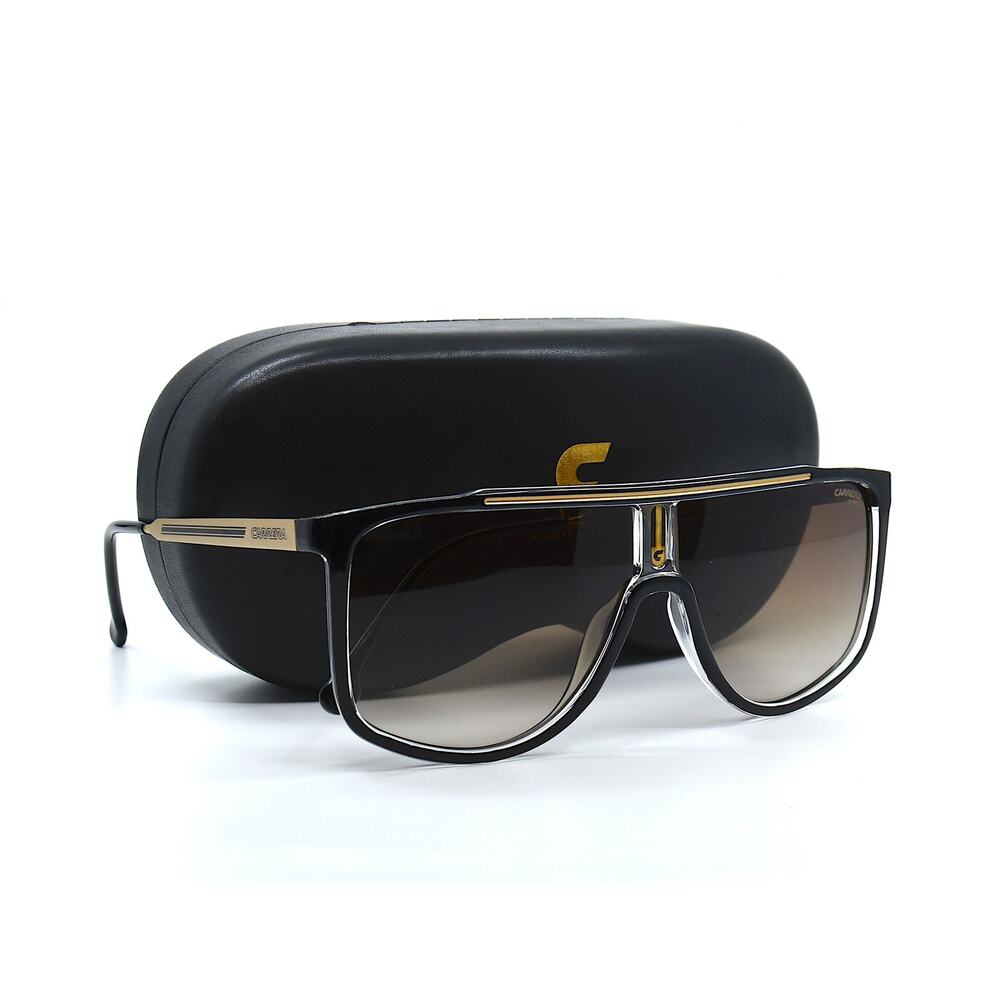 BRAND NEW CARRERA 1056/S BLACK BROWN GRADIENT MEN'S SUNGLASSES - Picture 8 of 9